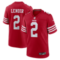 San Francisco 49ers Deommodore Lenoir Nike Game Jersey - Scarlet