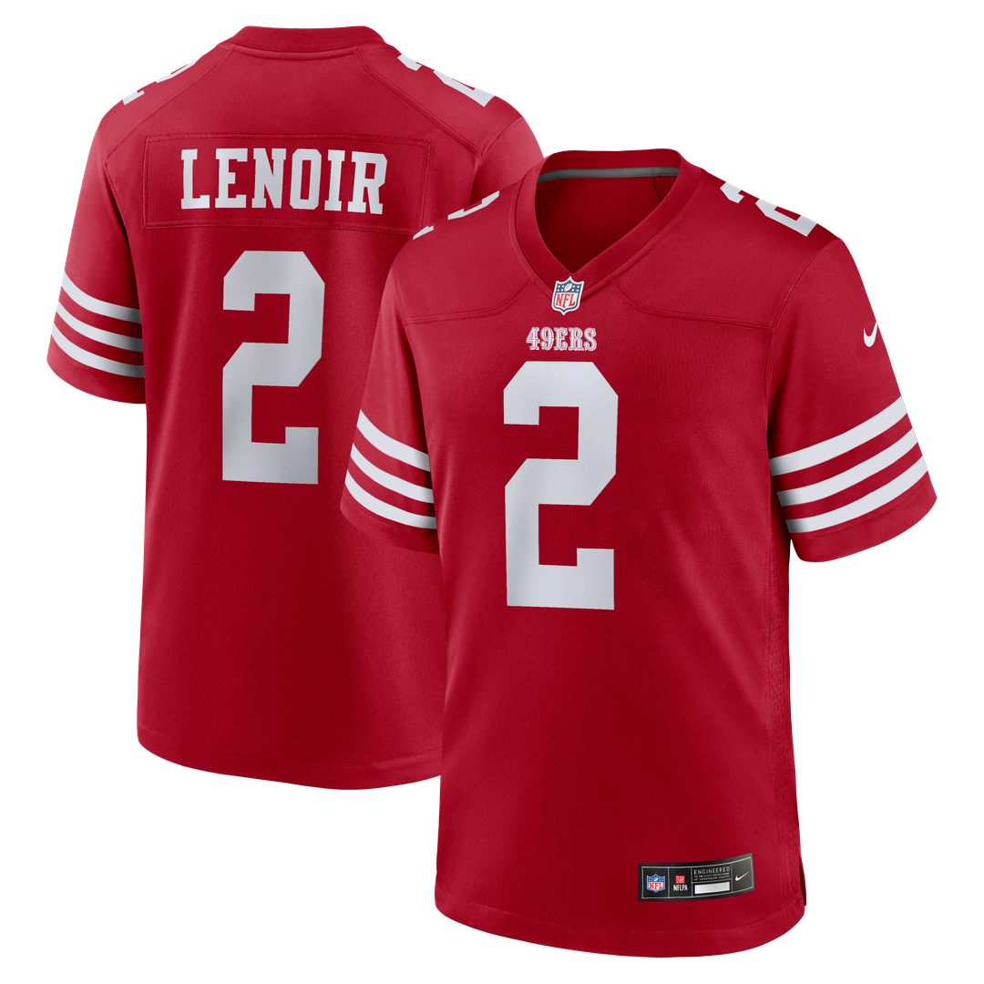 San Francisco 49ers Deommodore Lenoir Nike Game Jersey - Scarlet