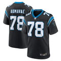 Carolina Panthers Popo Aumavae Nike Team Game Jersey - Black
