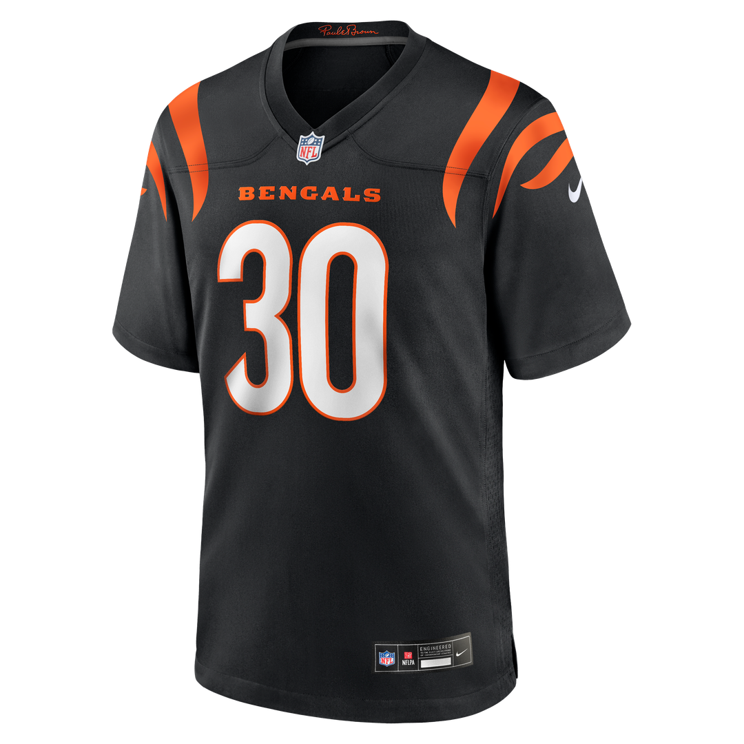 Cincinnati Bengals Chase Brown Nike Team Game Jersey - Black