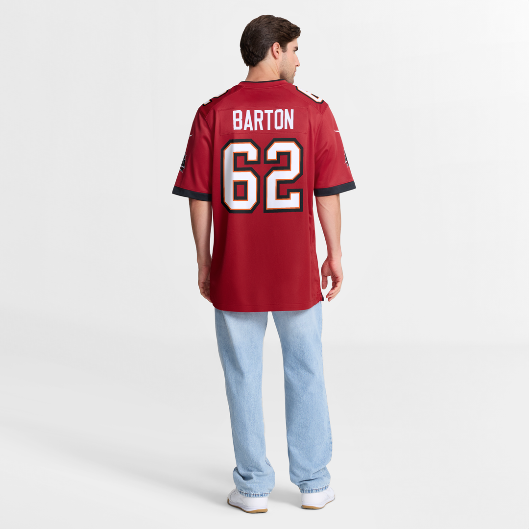 Graham Barton Pick No. 26 Nike Player Game Jersey - Red