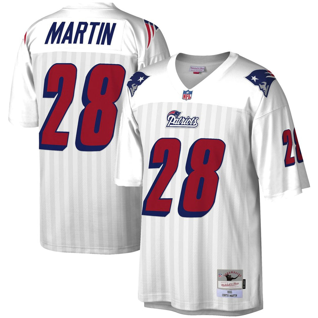 New England Patriots Curtis Martin Mitchell & Ness Legacy Replica Jersey - White