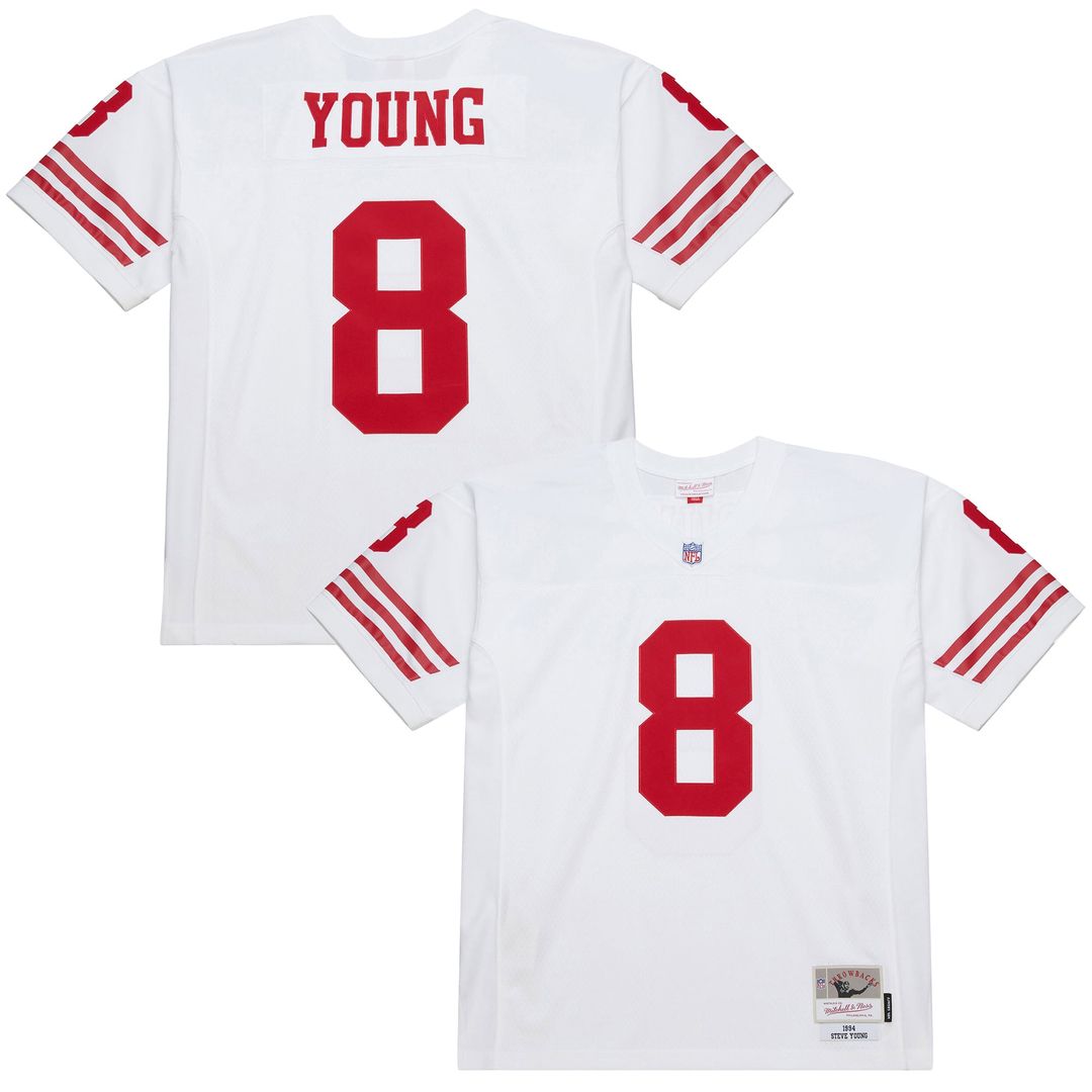 San Francisco 49ers Steve Young Mitchell & Ness 1994 Legacy Replica Jersey - White