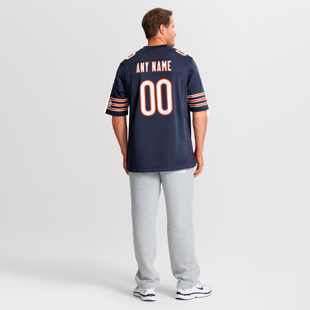 Chicago Bears Nike Custom Game Jersey - White