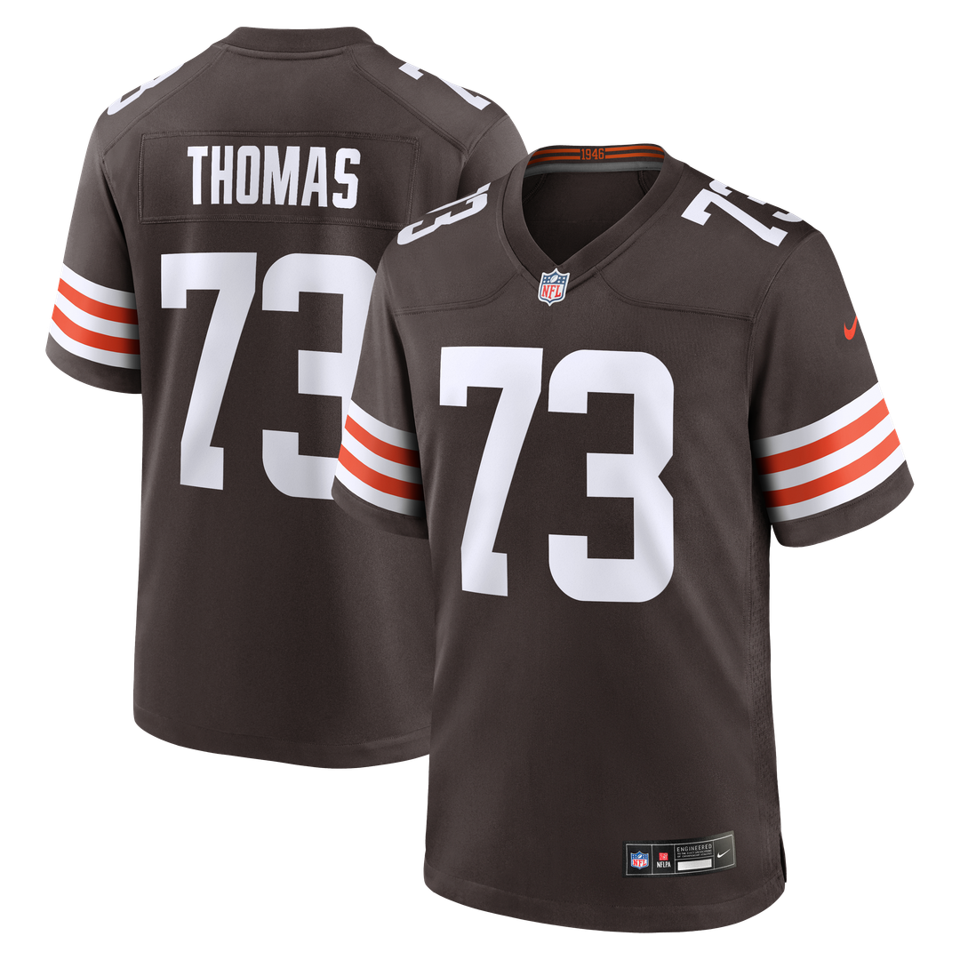 Cleveland Browns Joe Thomas Nike Retired Game Player Jersey - Brown