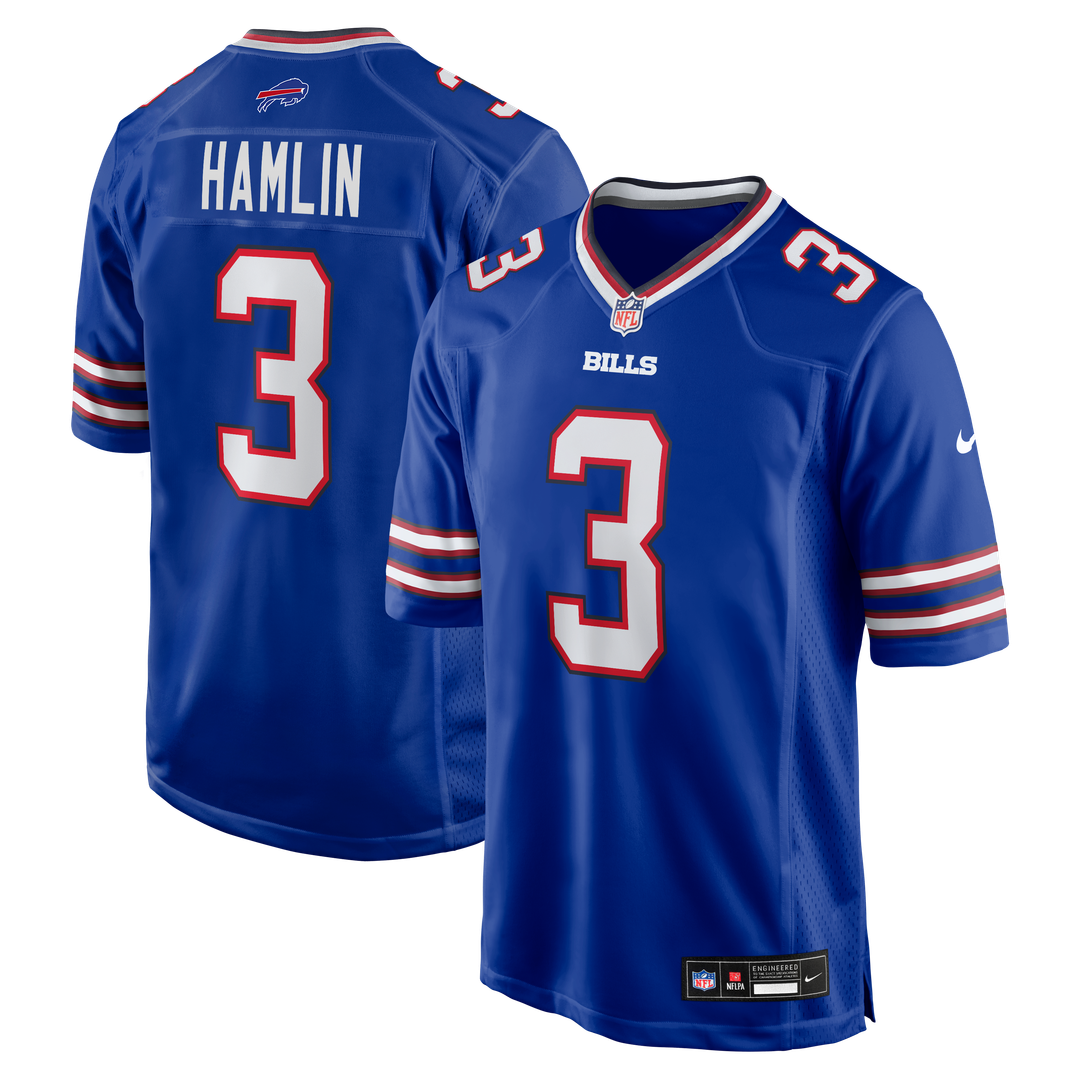 Buffalo Bills Damar Hamlin Nike Game Jersey - Royal