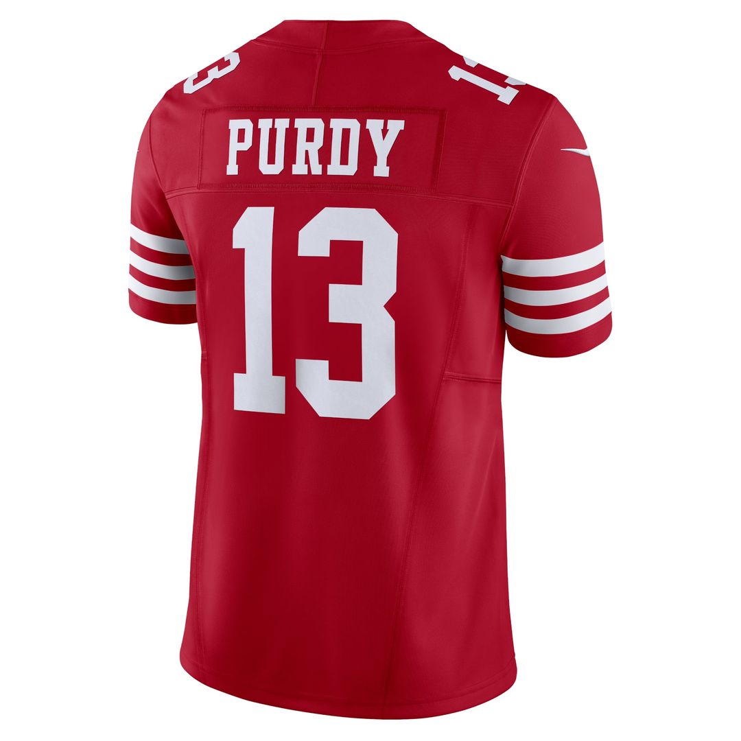 San Francisco 49ers Brock Purdy Nike Vapor F.U.S.E. Limited Jersey - Scarlet