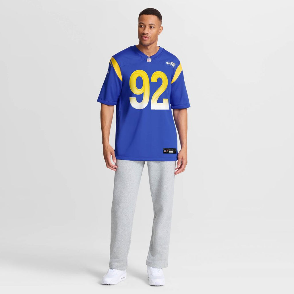 Los Angeles Rams Harrison Mevis Nike Team Game Jersey - Royal