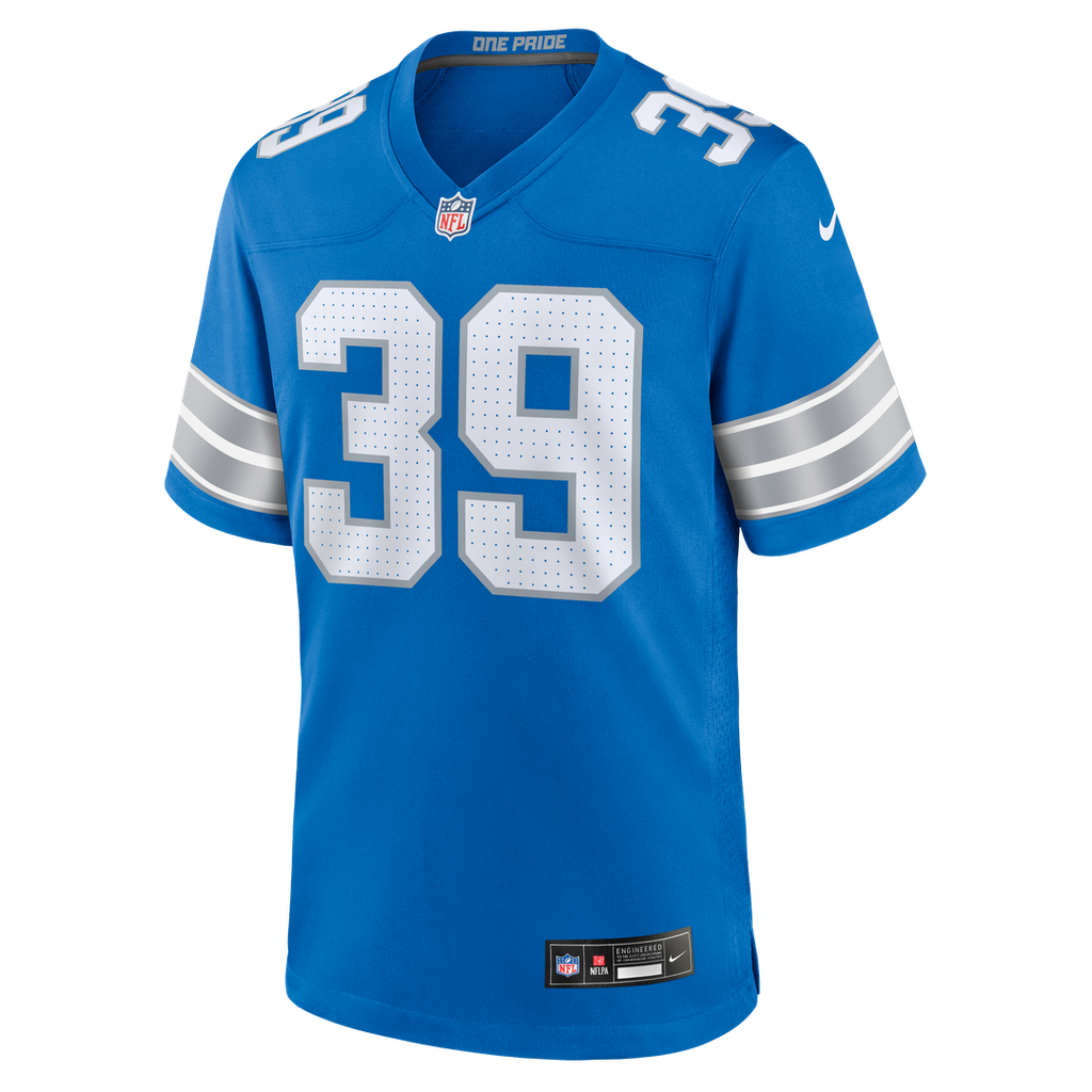 Detroit Lions Jake Bates Nike Team Game Jersey - Blue