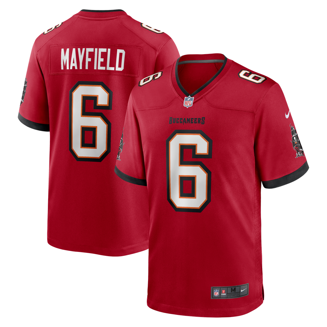Tampa Bay Buccaneers Baker Mayfield Nike Team Game Jersey - Red