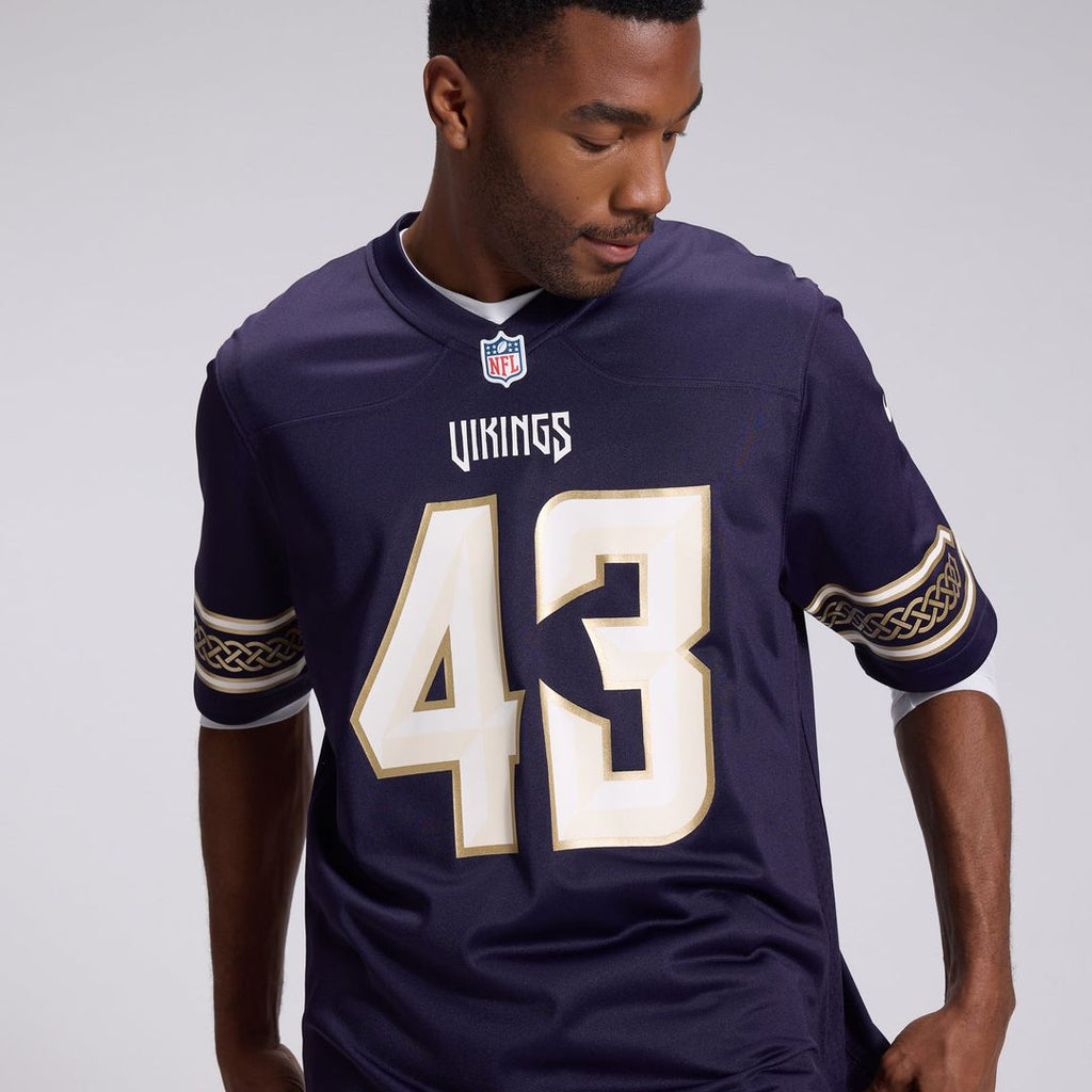 Minnesota Vikings Andrew Van Ginkel Nike 2026 Rivalries Collection Game Jersey - Purple