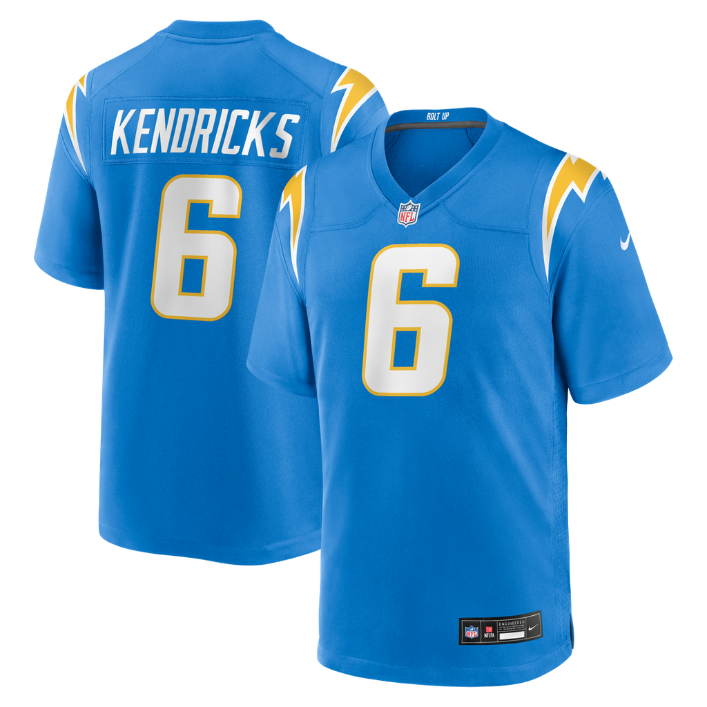 Los Angeles Chargers Eric Kendricks Nike Game Player Jersey - Powder Blue