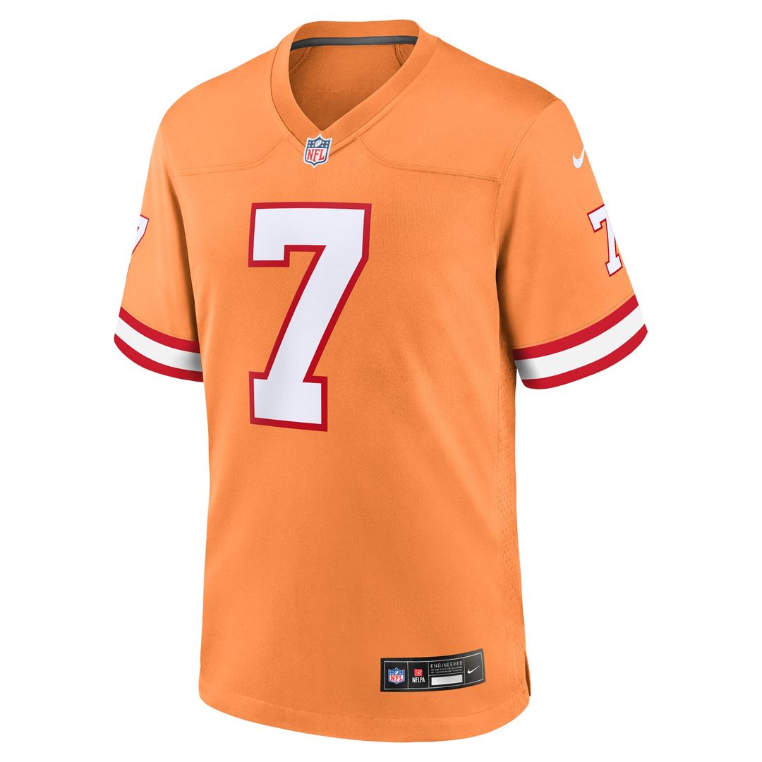 Tampa Bay Buccaneers Bucky Irving Nike Alternate Game Jersey - Pewter