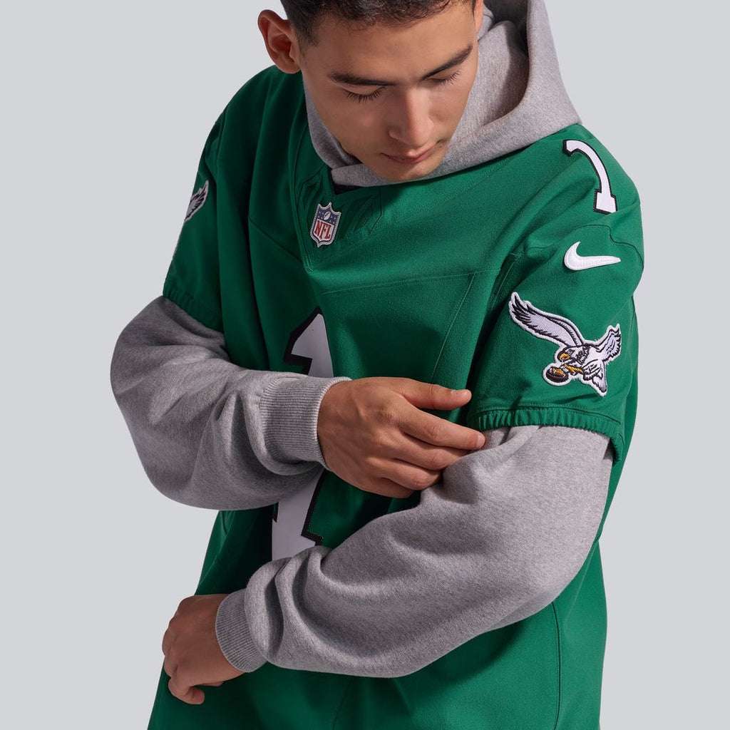 Philadelphia Eagles Jalen Hurts Nike Alternate Vapor F.U.S.E. Elite Jersey - Kelly Green