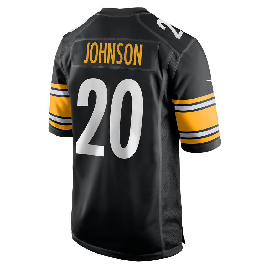Pittsburgh Steelers Kaleb Johnson Nike Team Game Jersey - Black