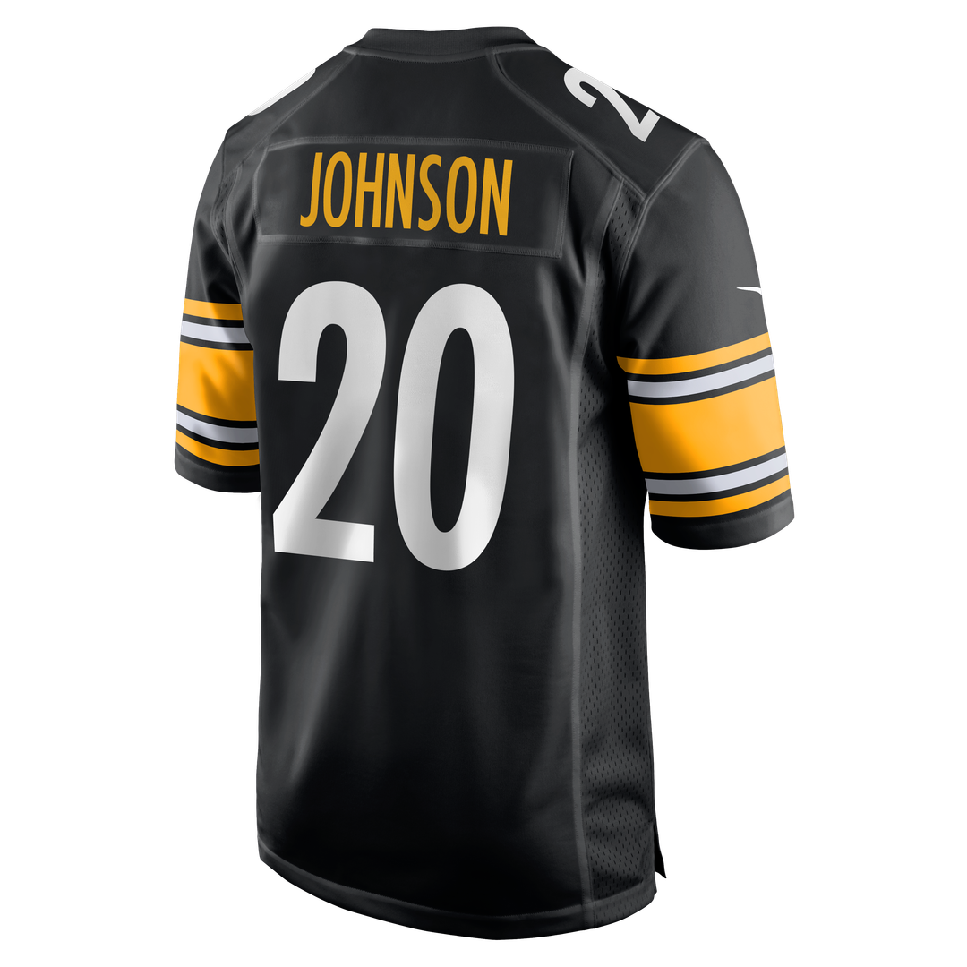 Pittsburgh Steelers Kaleb Johnson Nike Team Game Jersey - Black