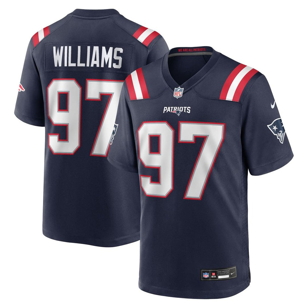 New England Patriots Milton Williams Nike Game Player Jersey - Navy