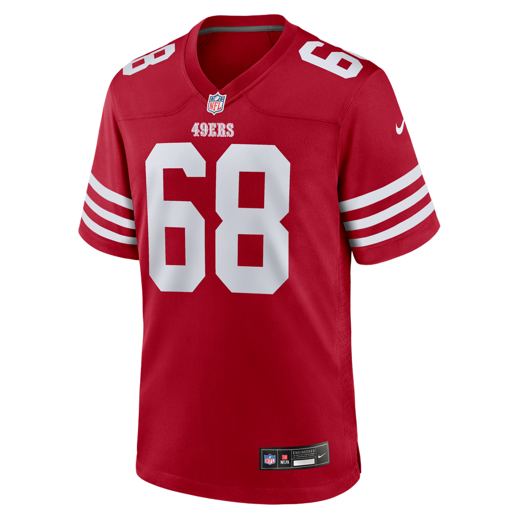 San Francisco 49ers Colton McKivitz Nike Game Jersey - Scarlet