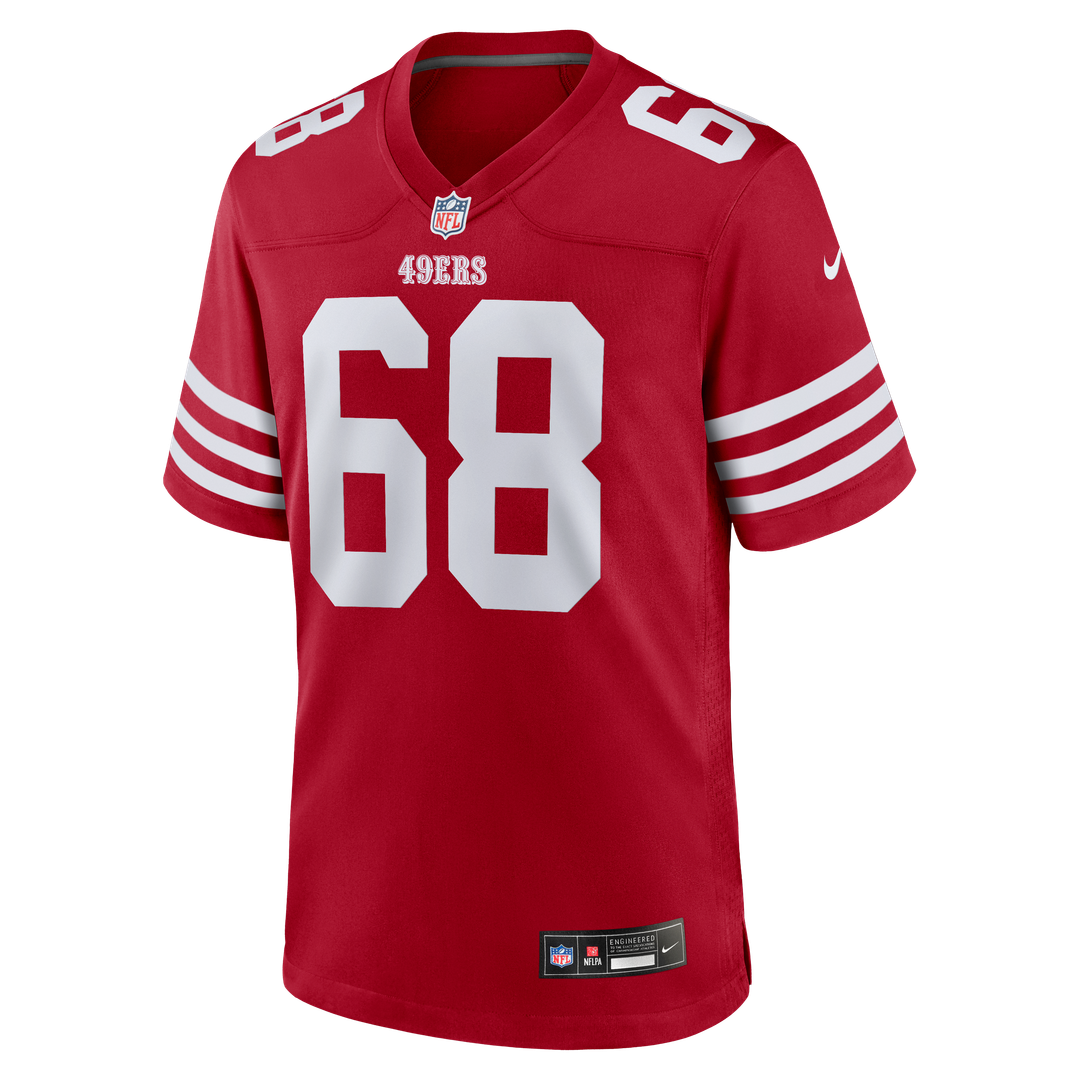 San Francisco 49ers Colton McKivitz Nike Game Jersey - Scarlet