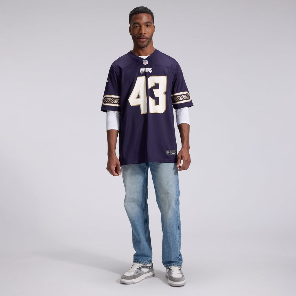 Minnesota Vikings Andrew Van Ginkel Nike 2026 Rivalries Collection Game Jersey - Purple