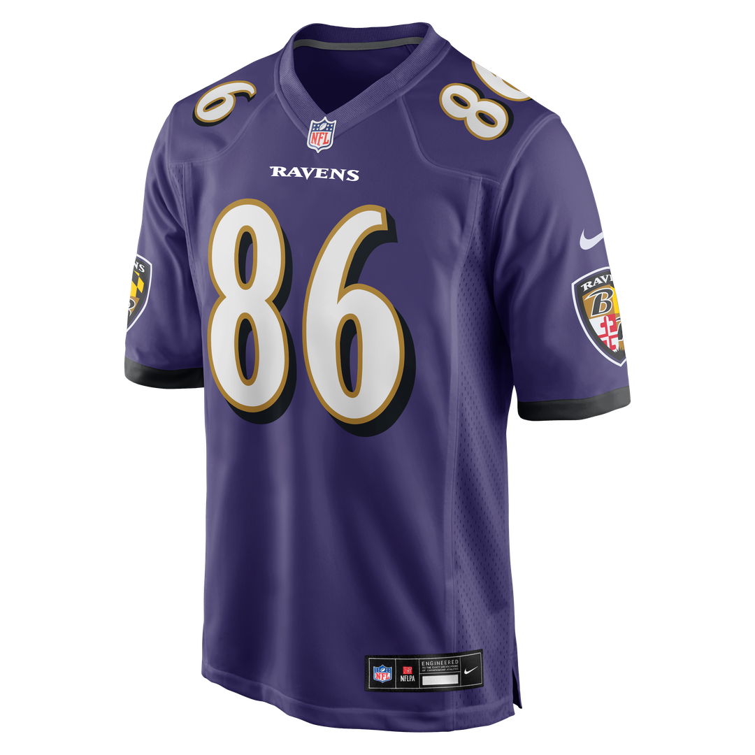 Baltimore Ravens Cornelius Johnson Nike Team Game Jersey - Purple