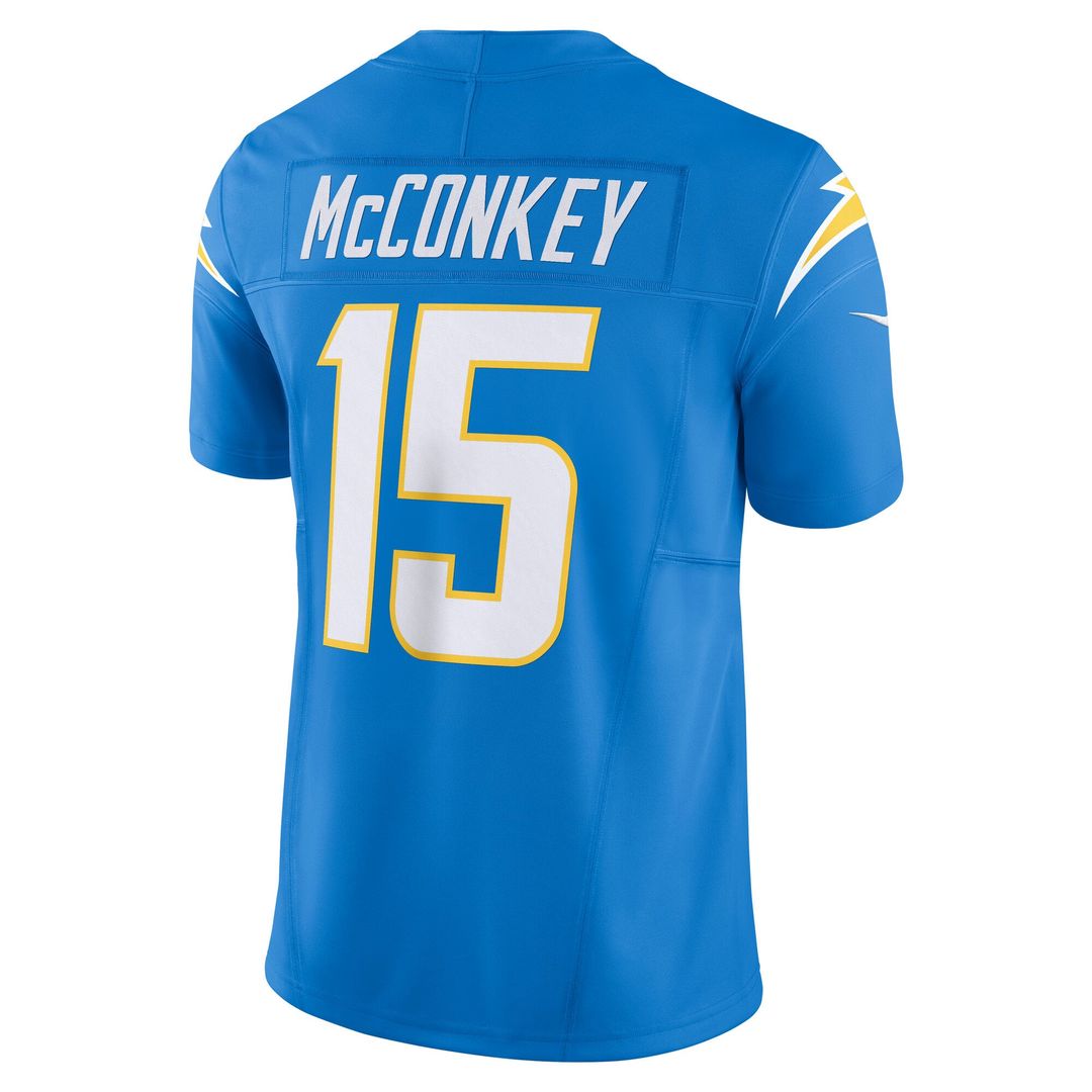 Los Angeles Chargers Ladd McConkey Nike Team Vapor F.U.S.E. Limited Jersey - Powder Blue