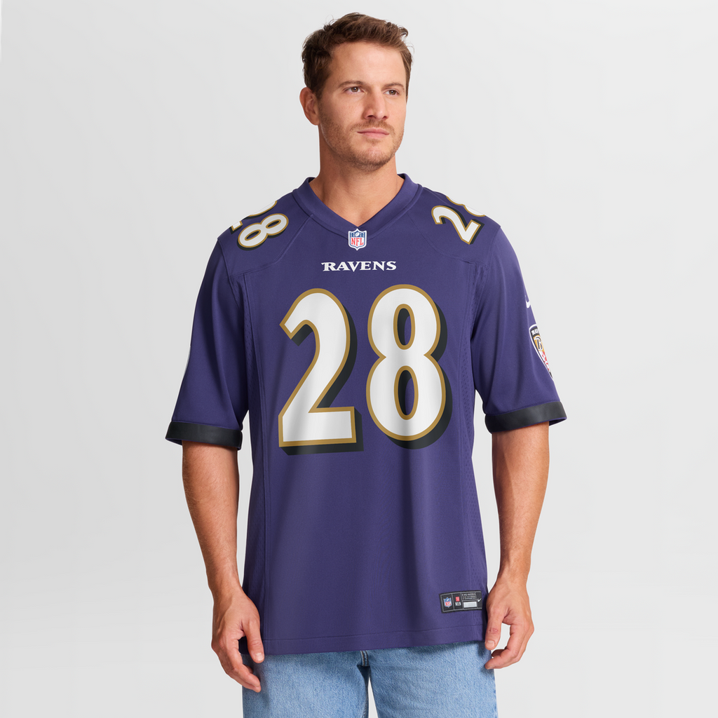 Baltimore Ravens Taven Bryan Nike Team Game Jersey - Purple