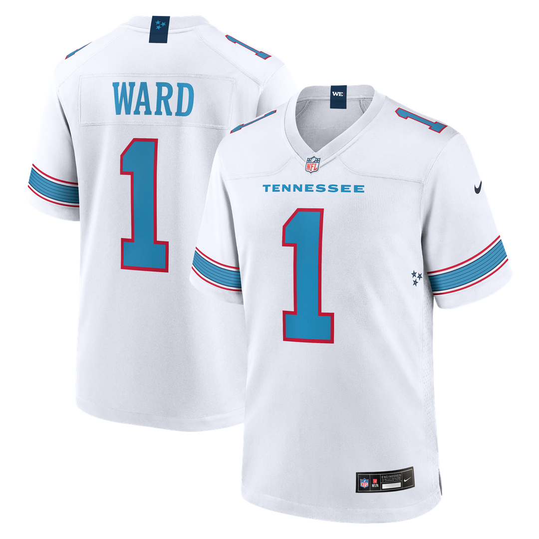Tennessee Titans Cameron Ward Nike Game Jersey - Light Blue