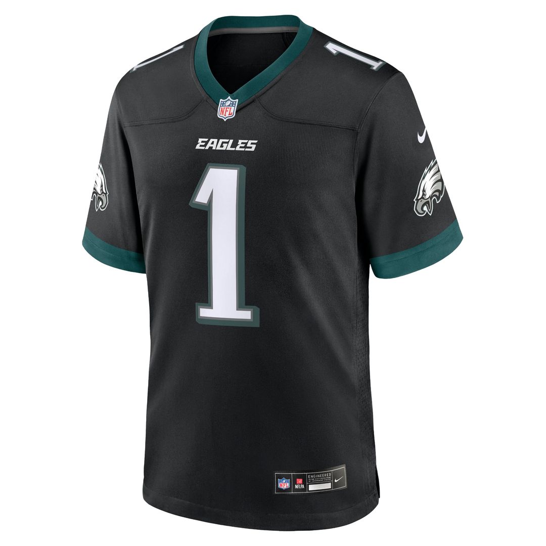 Philadelphia Eagles Jalen Hurts Nike Alternate Game Jersey - Black
