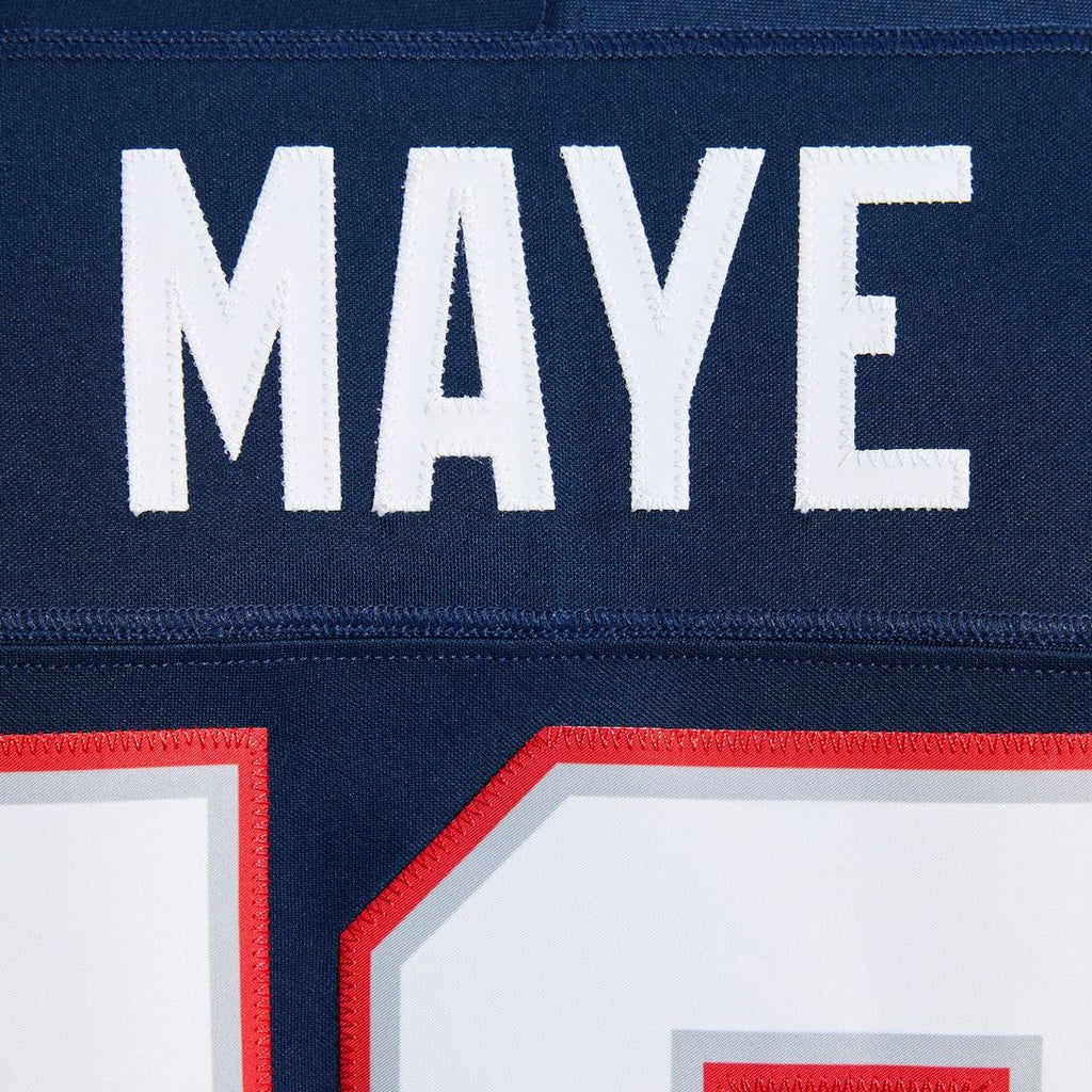 New England Patriots Drake Maye Nike Team Vapor F.U.S.E. Stitched Limited Jersey - Navy