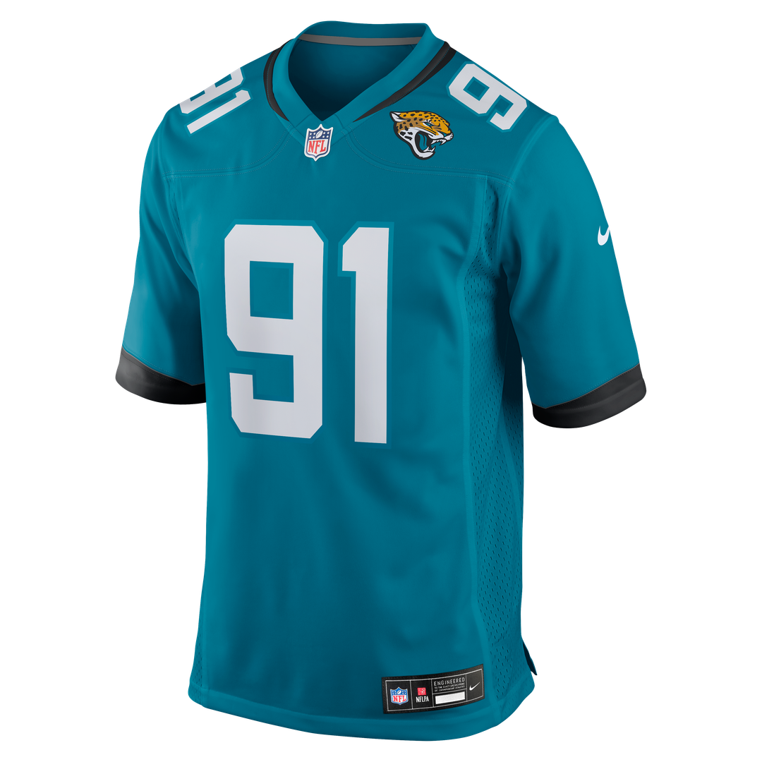 Jacksonville Jaguars Arik Armstead Nike Team Game Jersey - Teal