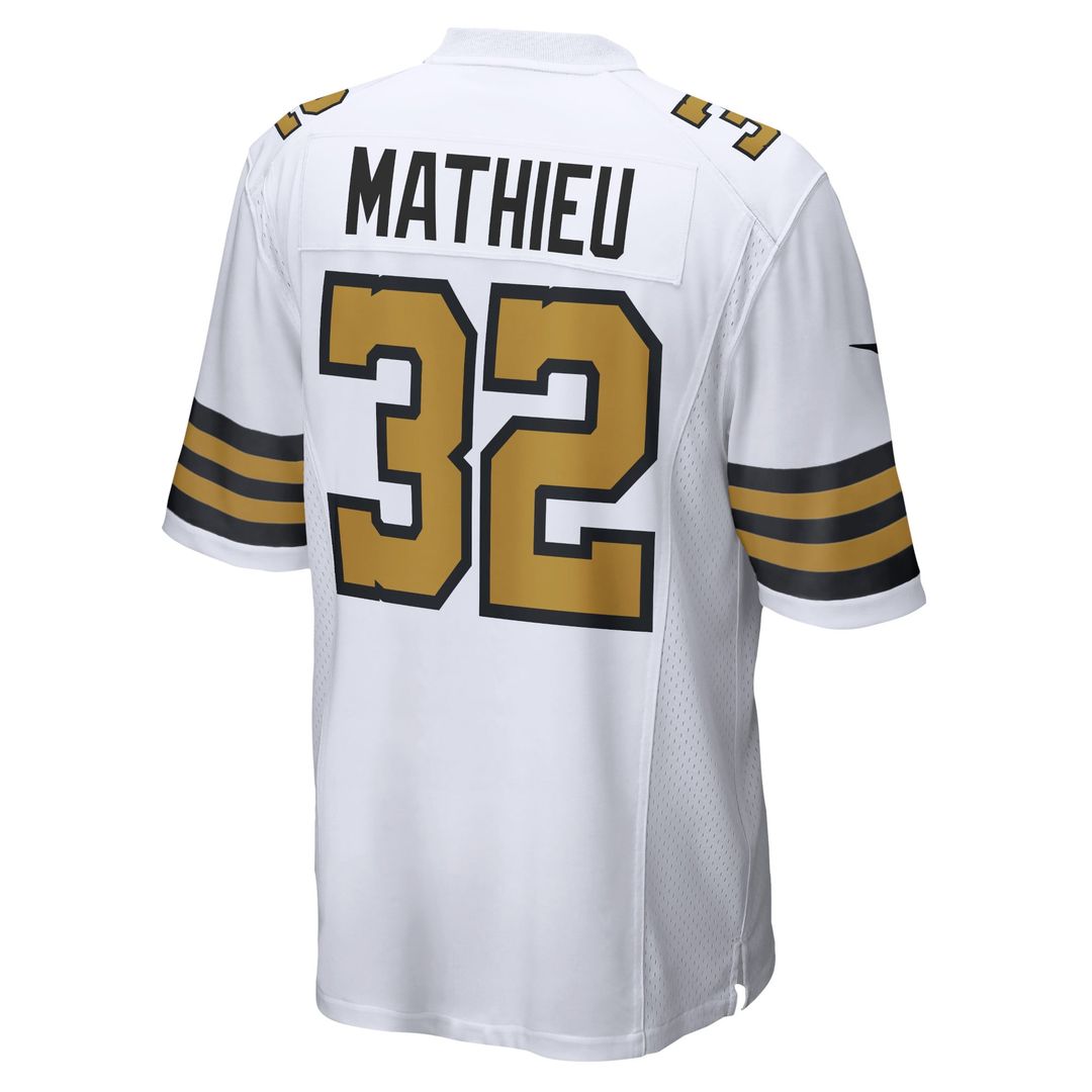 New Orleans Saints Tyrann Mathieu Nike Alternate Game Jersey - White