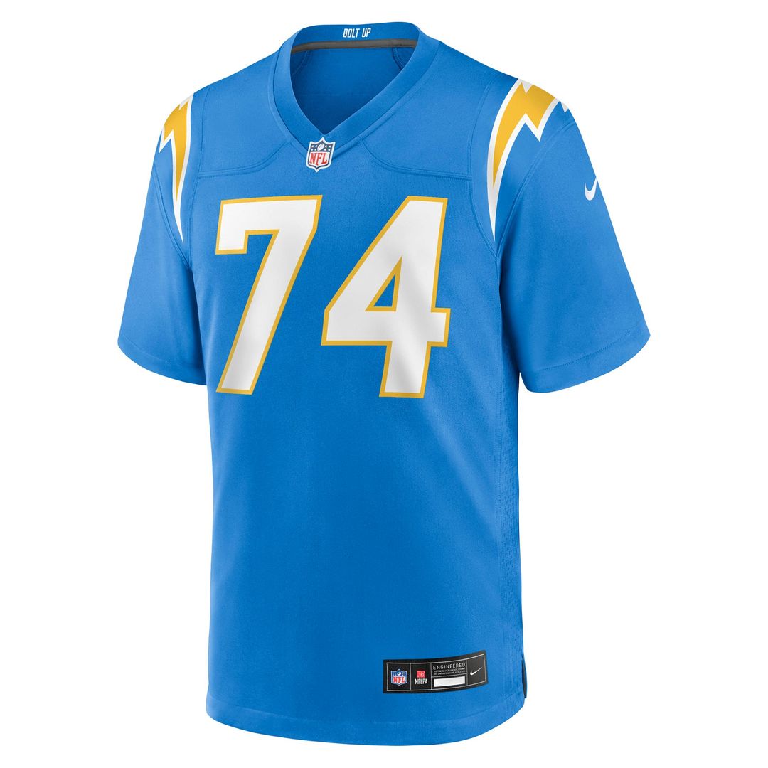 Los Angeles Chargers Kayode Awosika Nike Team Game Jersey - Powder Blue