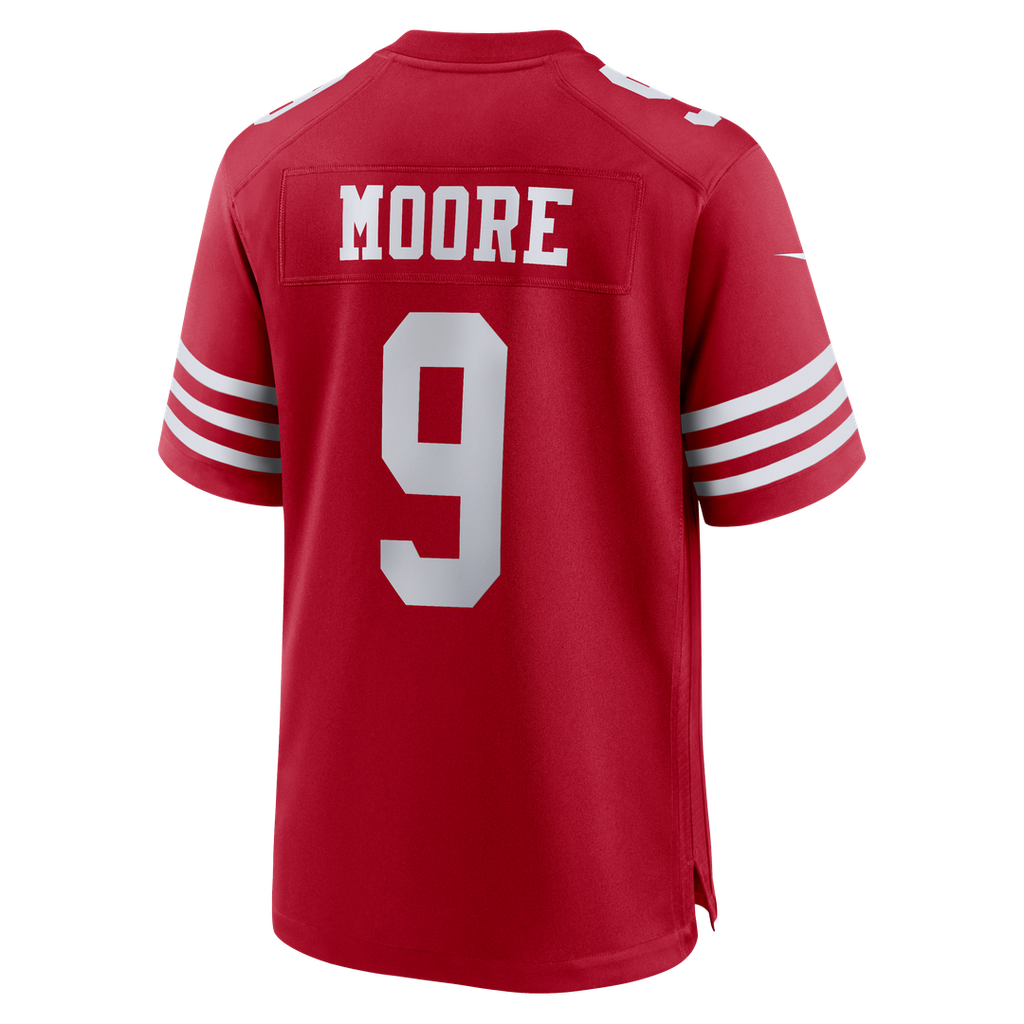 San Francisco 49ers Skyy Moore Nike Team Game Jersey - Scarlet