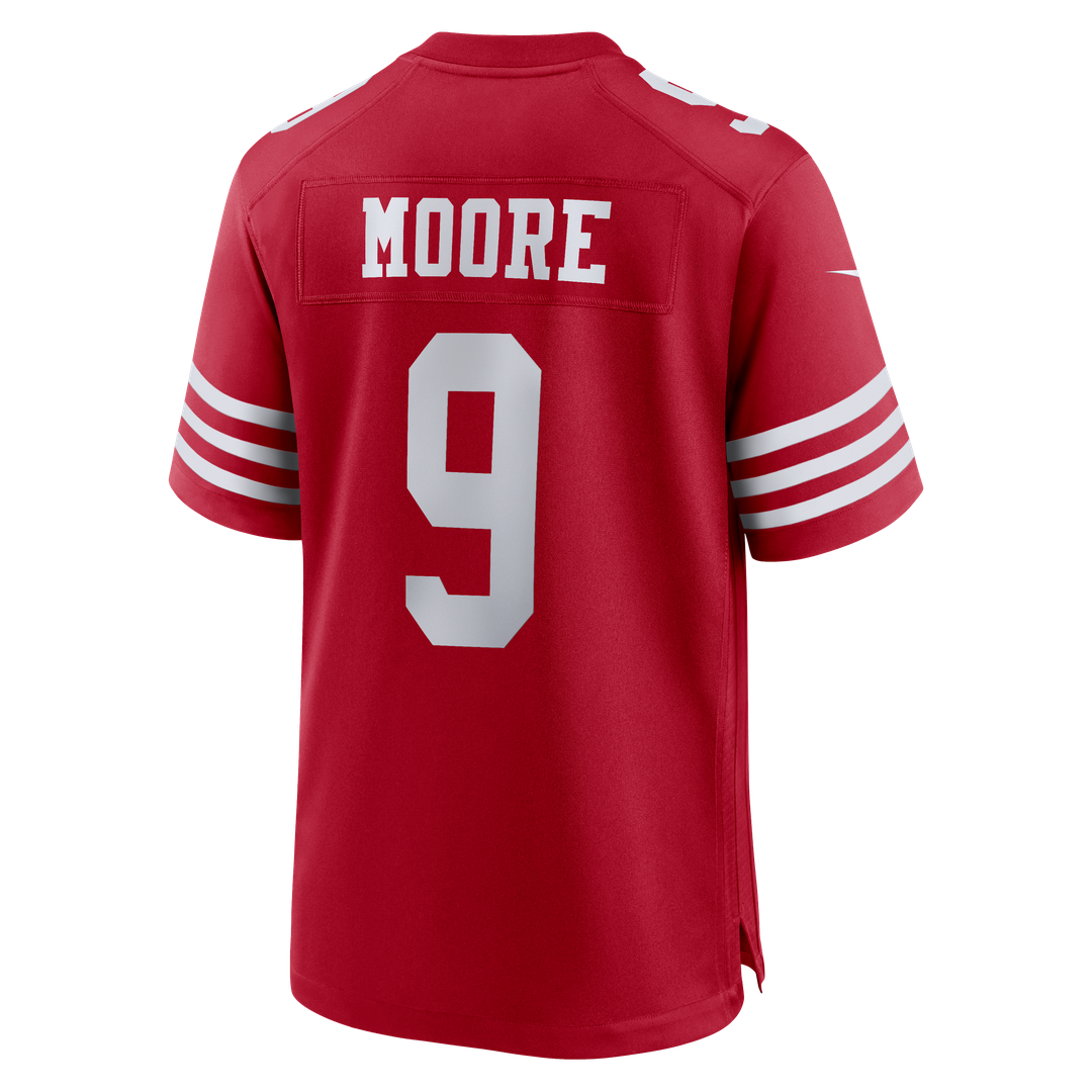 San Francisco 49ers Skyy Moore Nike Team Game Jersey - Scarlet