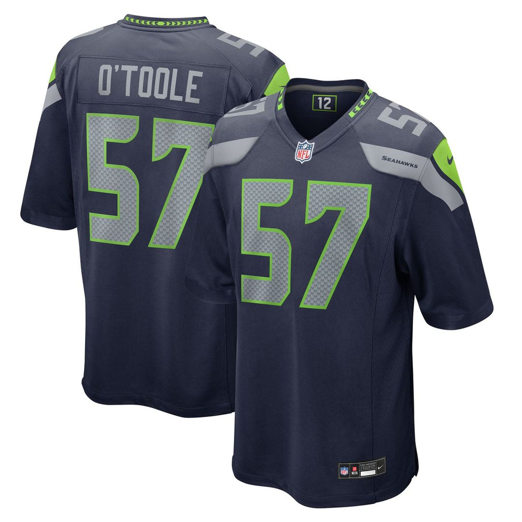 Seattle Seahawks Connor O'Toole Nike Team Game Jersey - College Navy