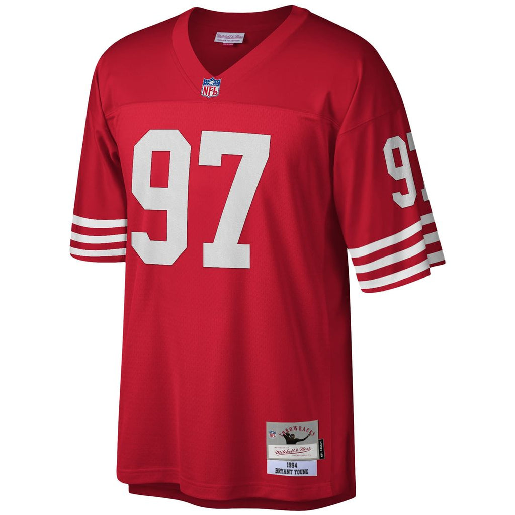 San Francisco 49ers Bryant Young Mitchell & Ness Legacy Replica Jersey - Scarlet