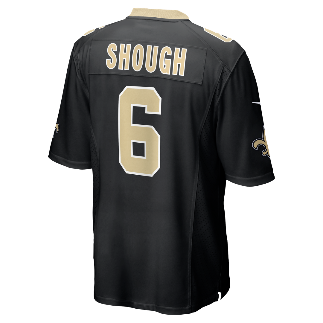 New Orleans Saints Tyler Shough Nike Game Jersey - Black