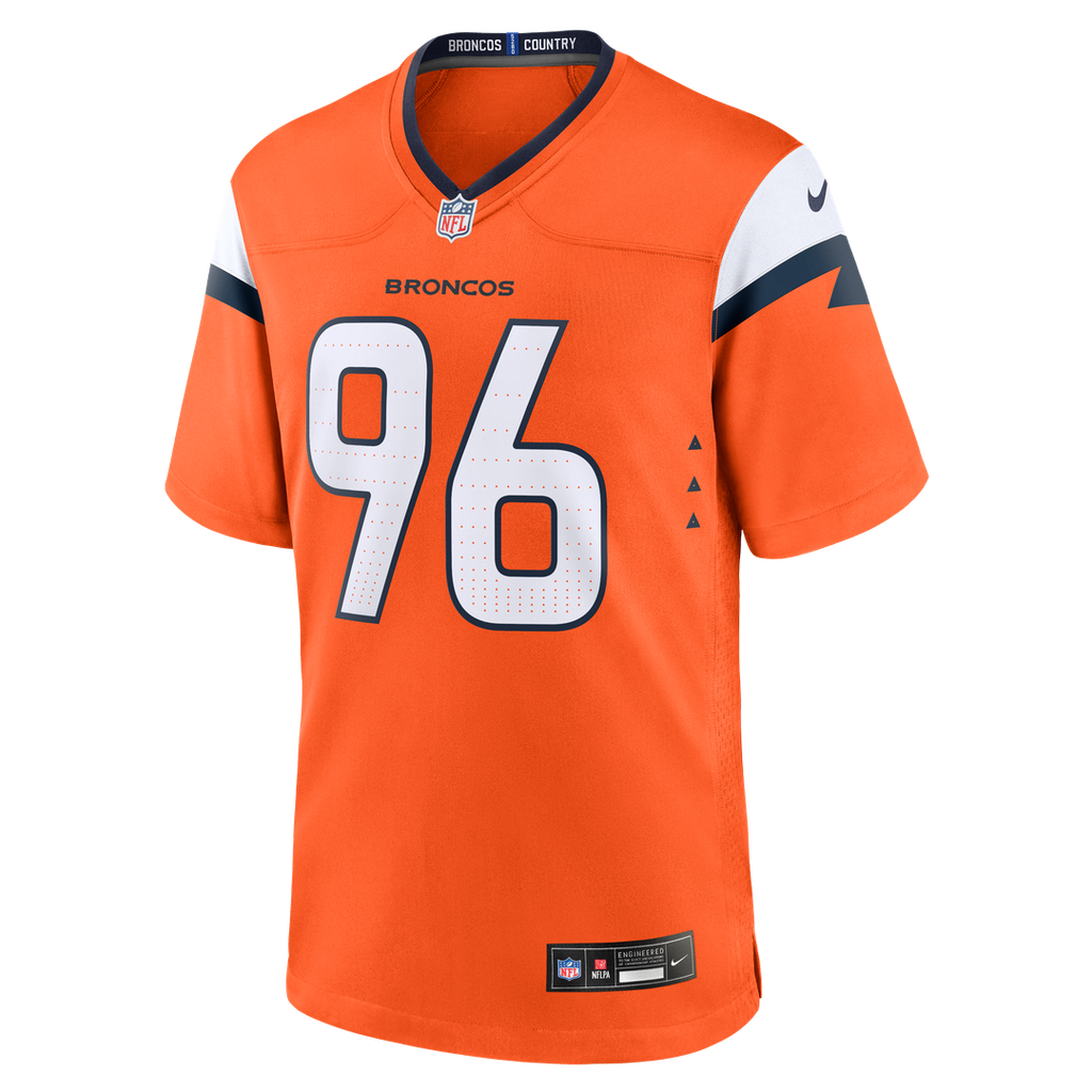 Denver Broncos Eyioma Uwazurike Nike Team Game Jersey - Orange