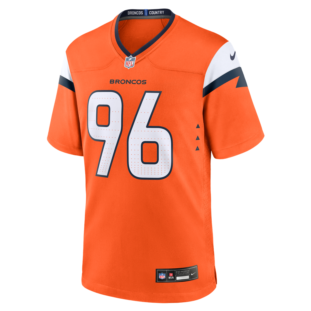 Denver Broncos Eyioma Uwazurike Nike Team Game Jersey - Orange