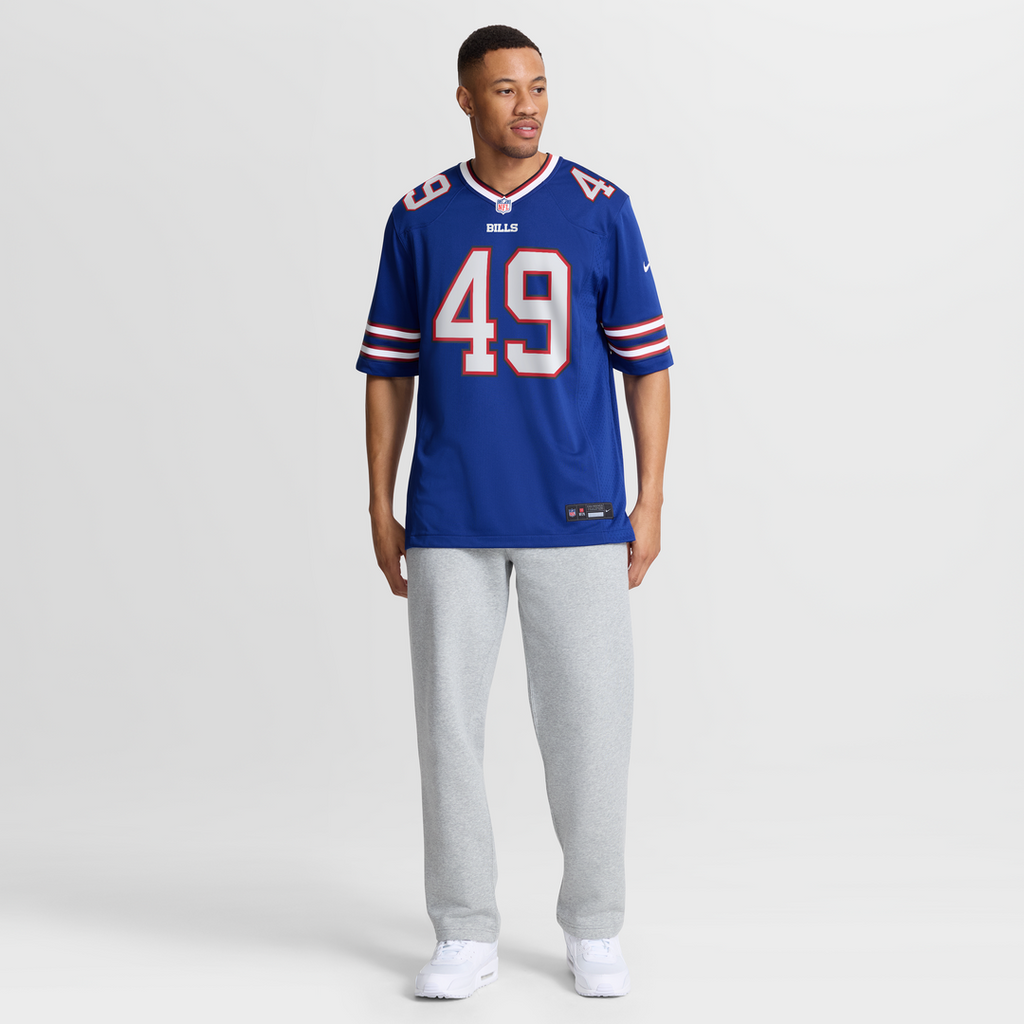 Buffalo Bills DaShaun White Nike Team Game Jersey - Royal