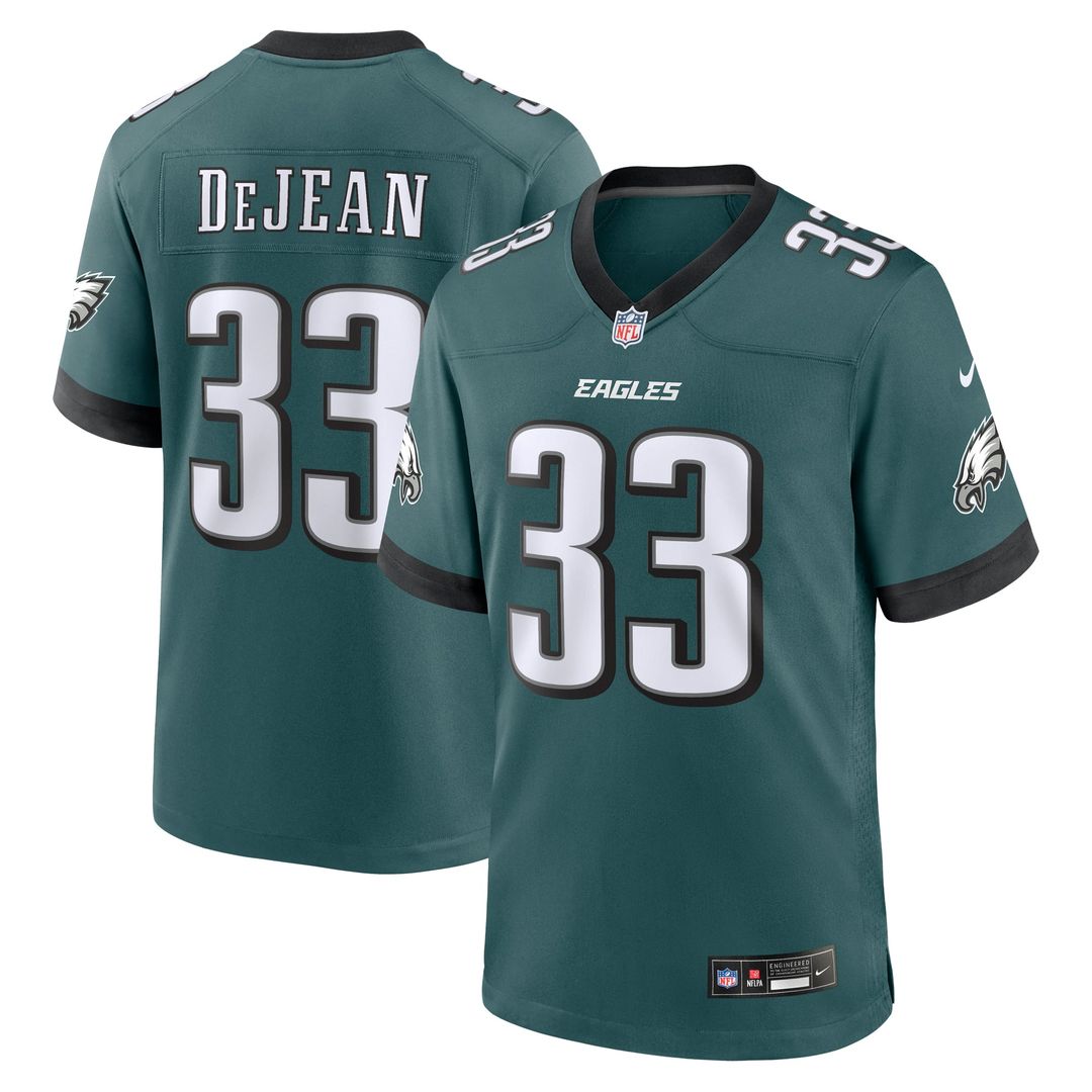 Philadelphia Eagles Cooper DeJean Nike Game Jersey - Green