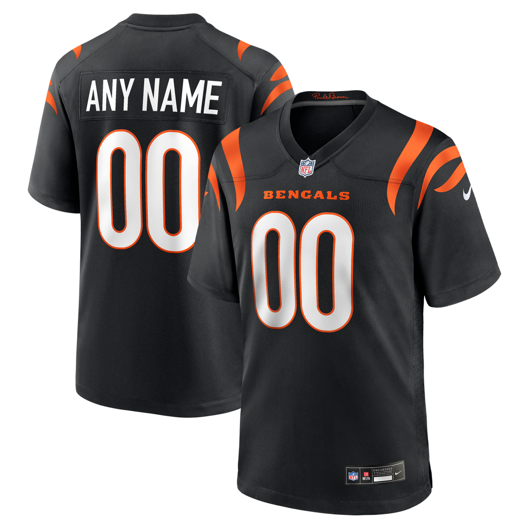 Cincinnati Bengals Nike Game Custom Jersey - White