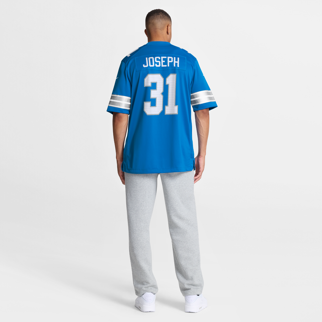 Detroit Lions Kerby Joseph Nike Team Game Jersey - Blue