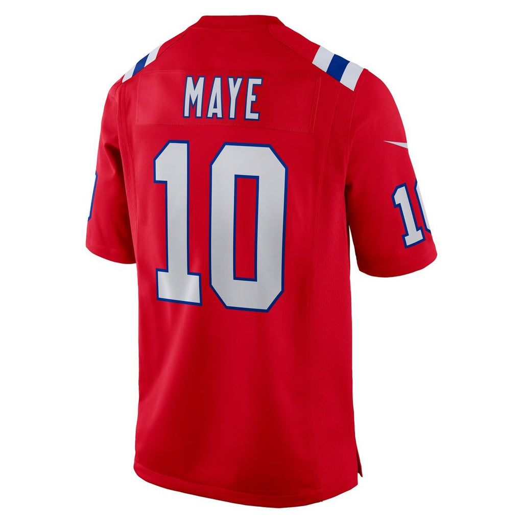 New England Patriots Drake Maye Nike Player Game Jersey - Navy