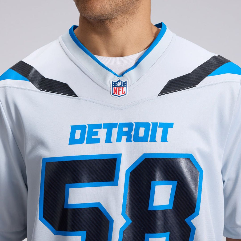 Detroit Lions Penei Sewell Nike 2026 Rivalries Collection Game Jersey - Silver