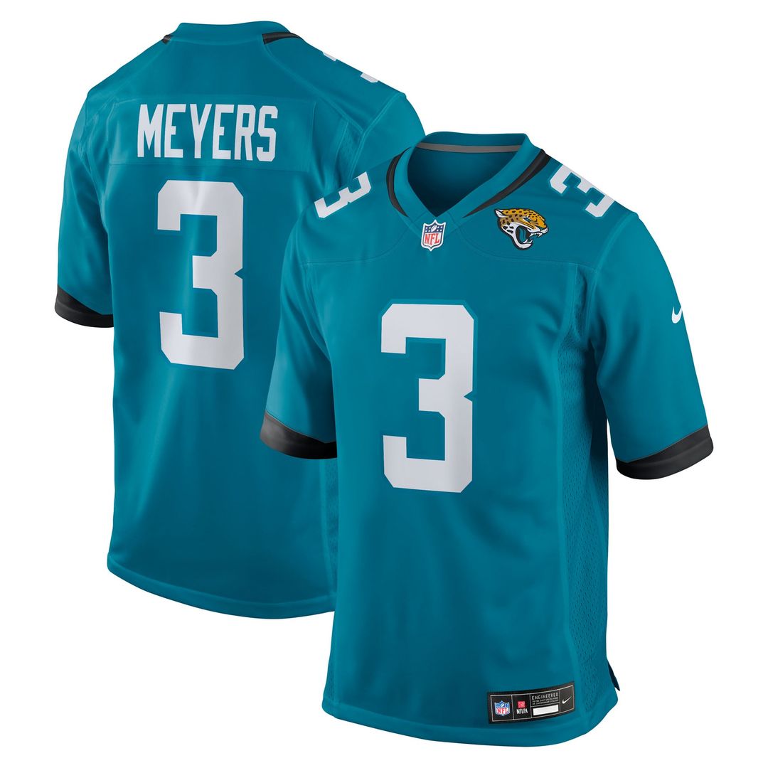 Jacksonville Jaguars Jakobi Meyers Nike Alternate Game Jersey - Black