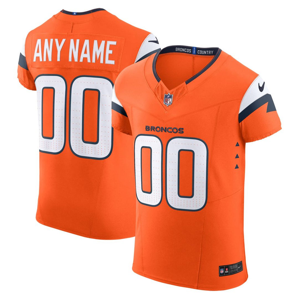 Denver Broncos Nike Alternate Vapor F.U.S.E. Elite Custom Jersey - Navy