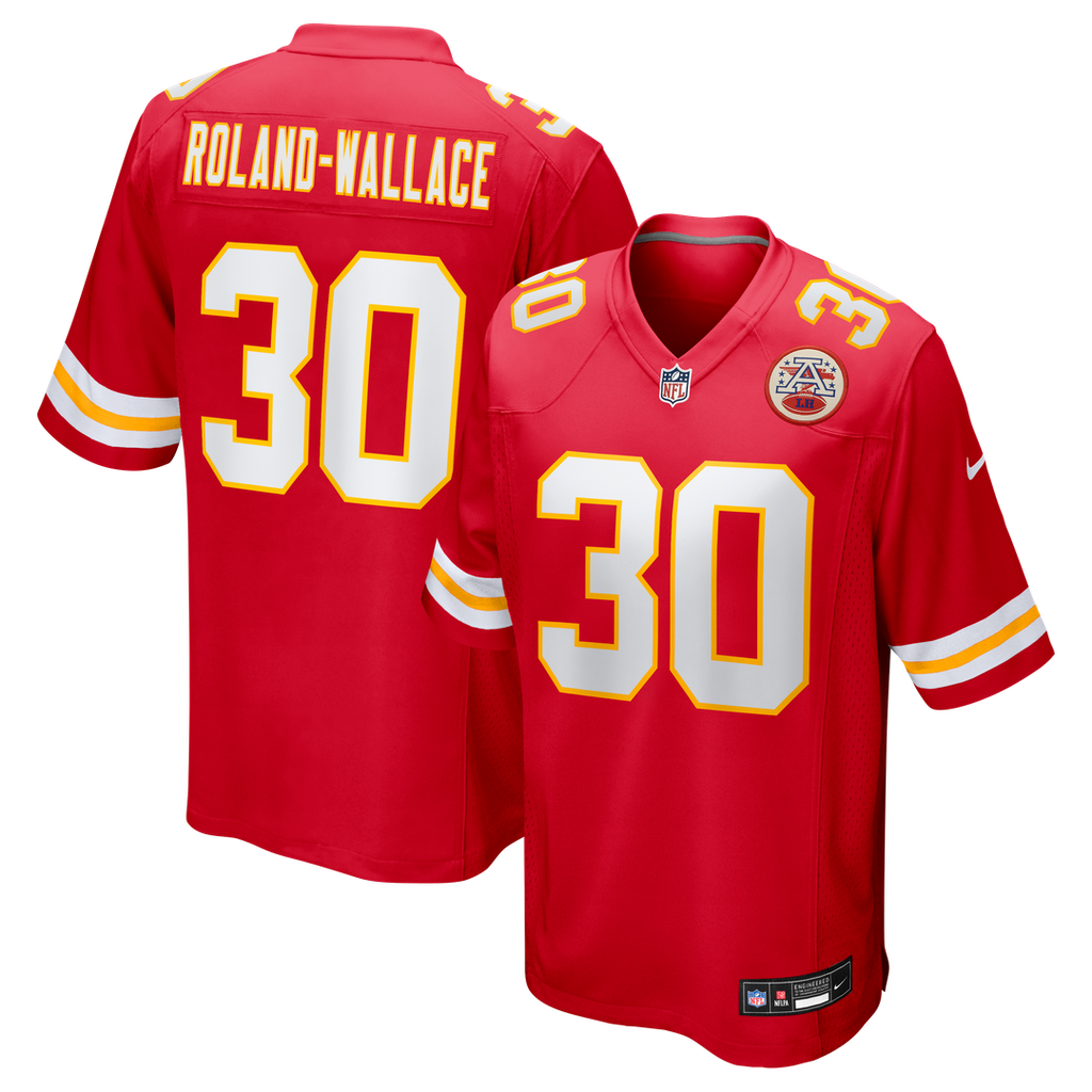 Kansas City Chiefs Chris Roland-Wallace Nike Game Jersey - Red