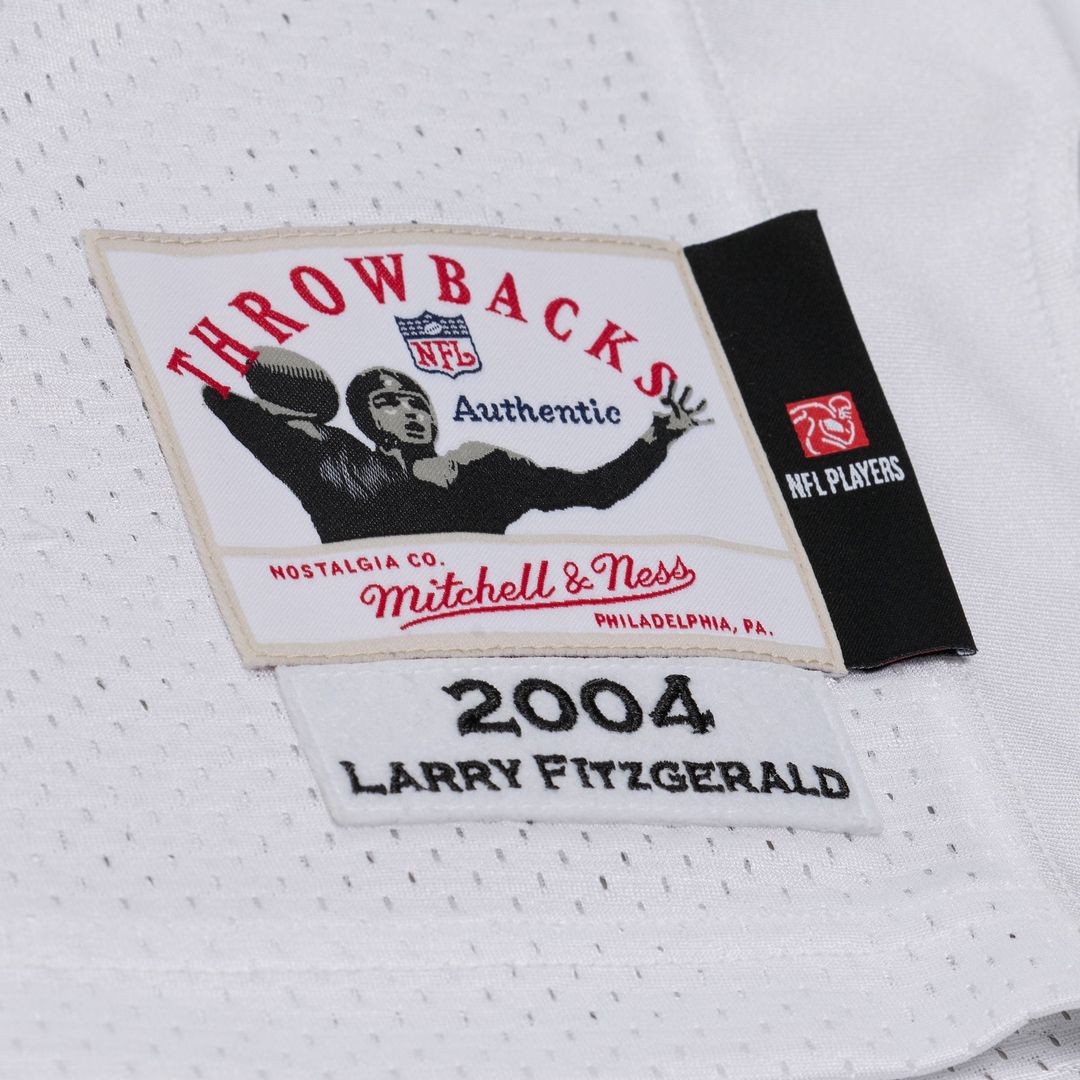 Arizona Cardinals Larry Fitzgerald Mitchell & Ness Big & Tall 2004 Legacy Retired Player Jersey - White